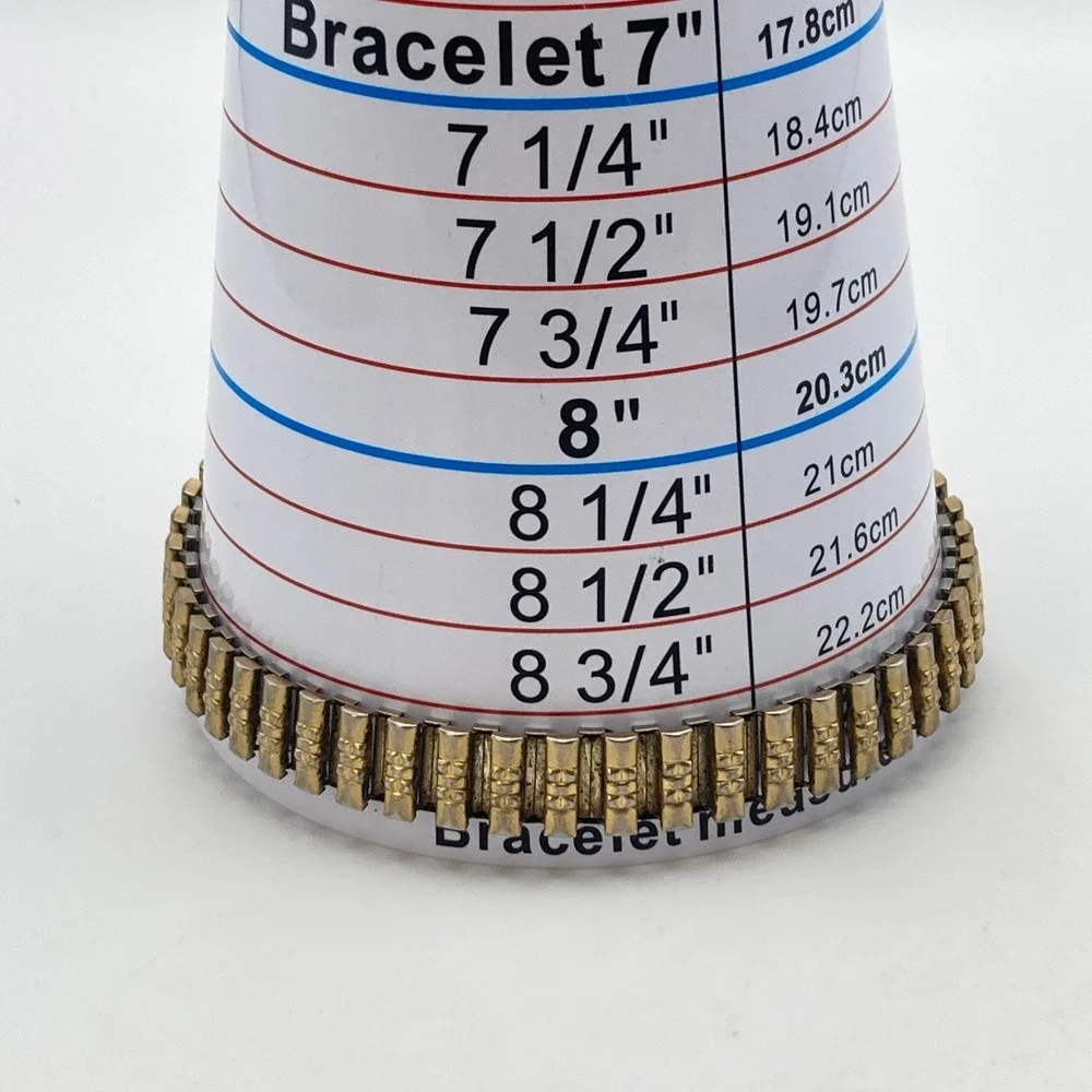 Vtg Pulsar Women's Watch 24mm Gold Tone Date V827-0440 Stretch New Battery SMALL